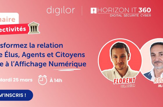 WEBINAIRE | Transformez la relation entre Élus, Agents et Citoyens grâce à l'affichage numérique